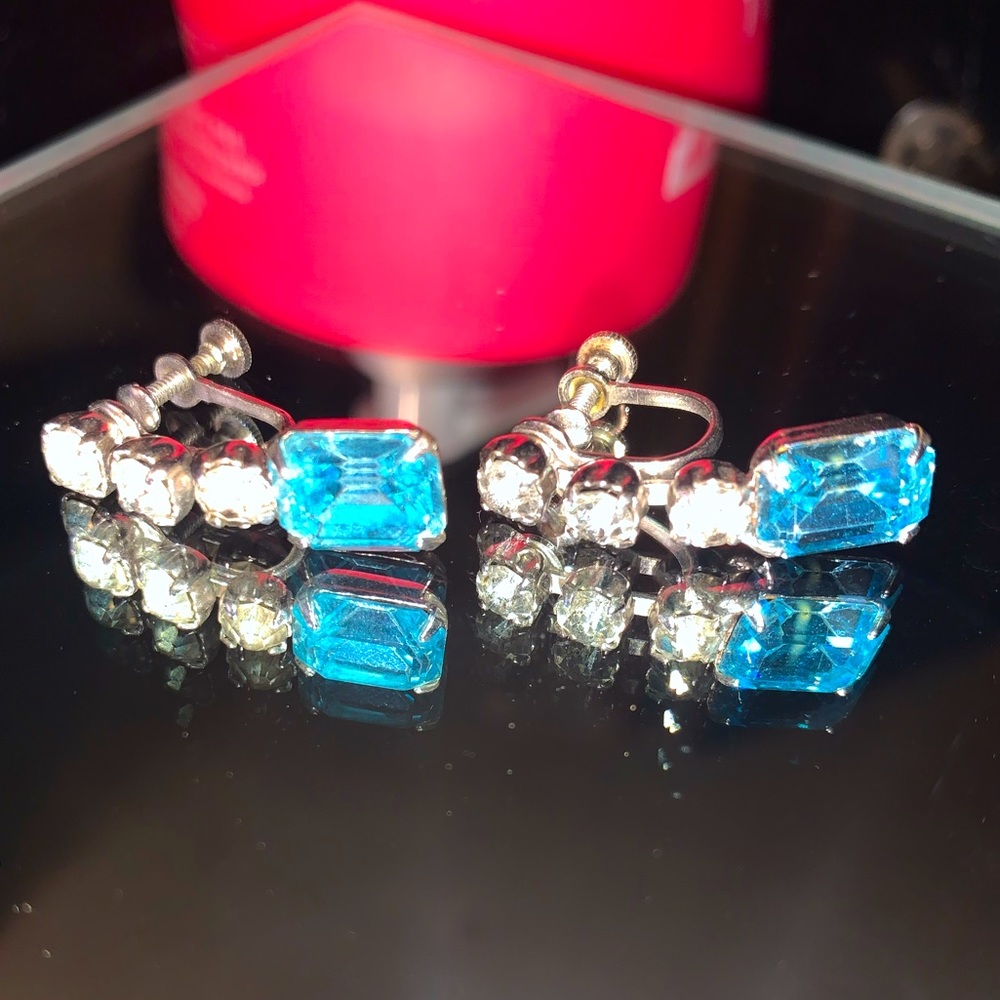 Blue Diamond earrings